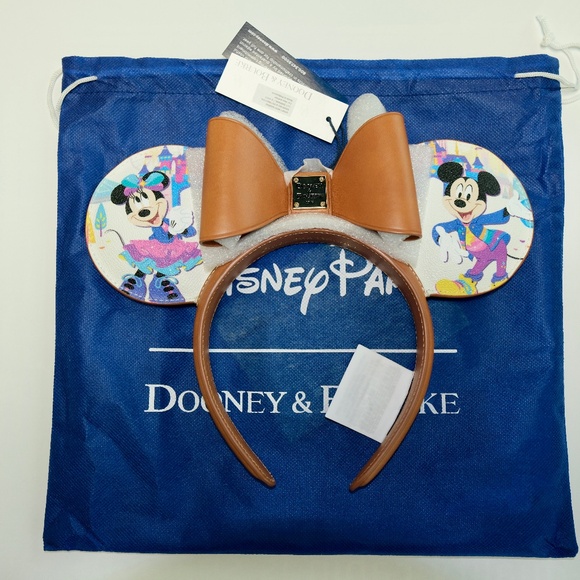 Dooney & Bourke Accessories - Dooney&Bourke Disneyland 70th Anniversary Ear Headband•Mickey&Minnie•Limited